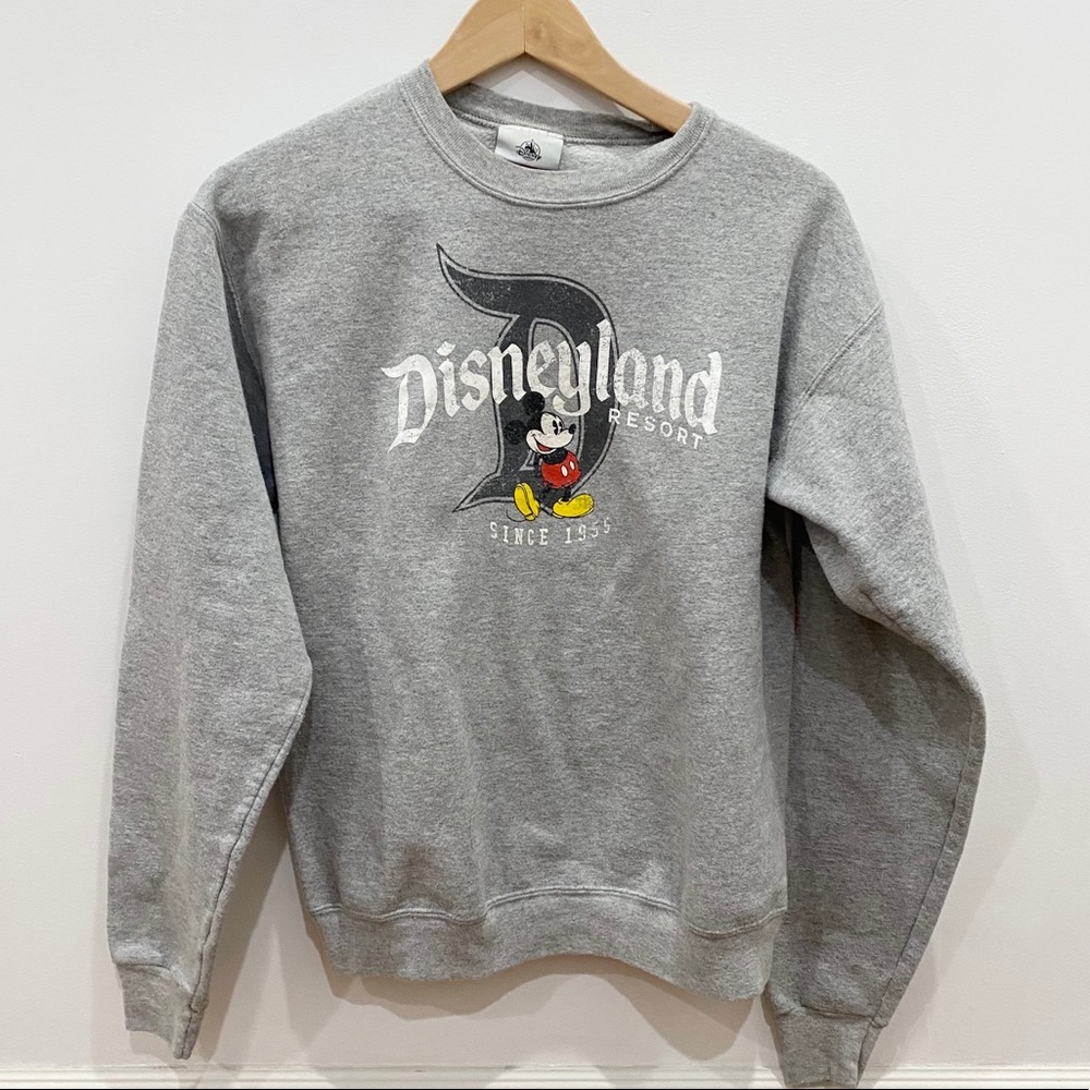disneyland grey sweatshirt